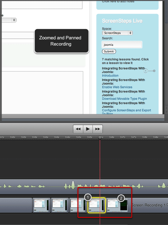 Paste Zoom and Pan Settings From One Clip to Another in Screenflow